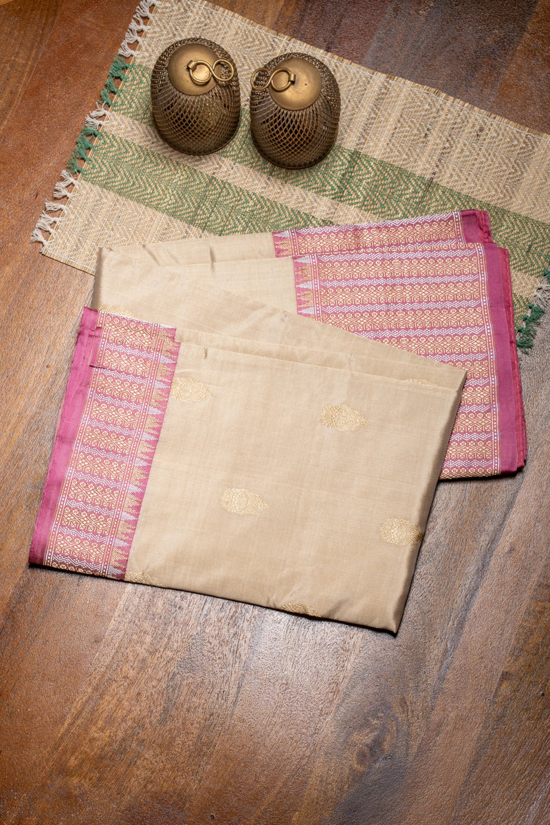 Satin Border Katan Benarasi Saree