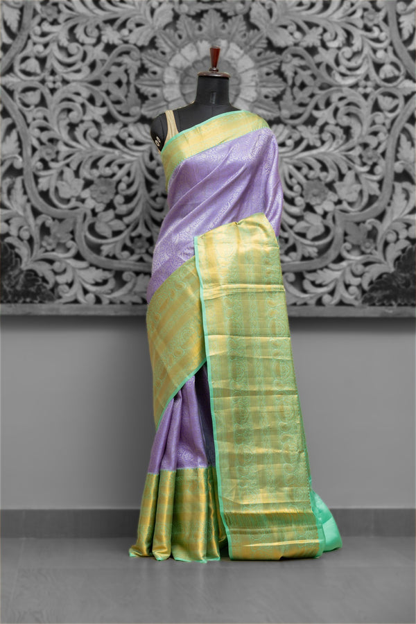 All Over Brocade Big Border Gadwal Saree