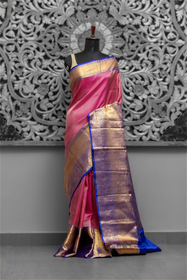 All Over Brocade Big Border Gadwal Saree