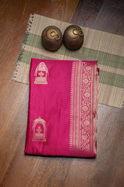 Mashru Satin Window Buta Benarasi Saree