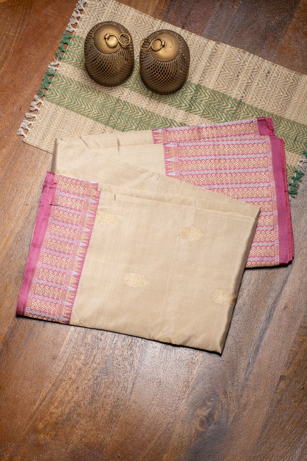 Satin Border Katan Benarasi Saree