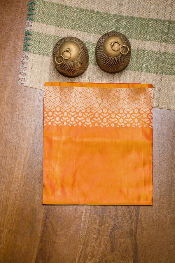 Tanchoi Satin Broad Border Banarasi Saree