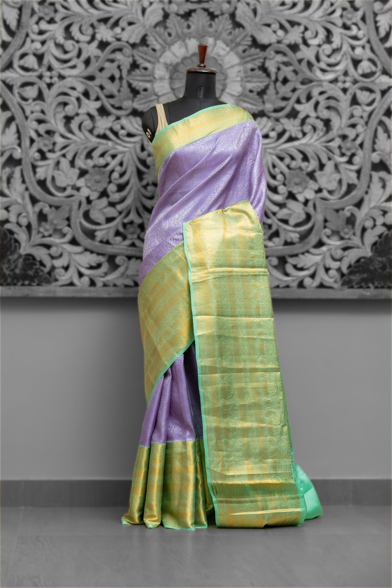 All Over Brocade Big Border Gadwal Saree