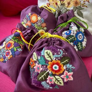 Handcrafted Embroidered Potlis | Festive Gifting & Jewelry Storage Bags